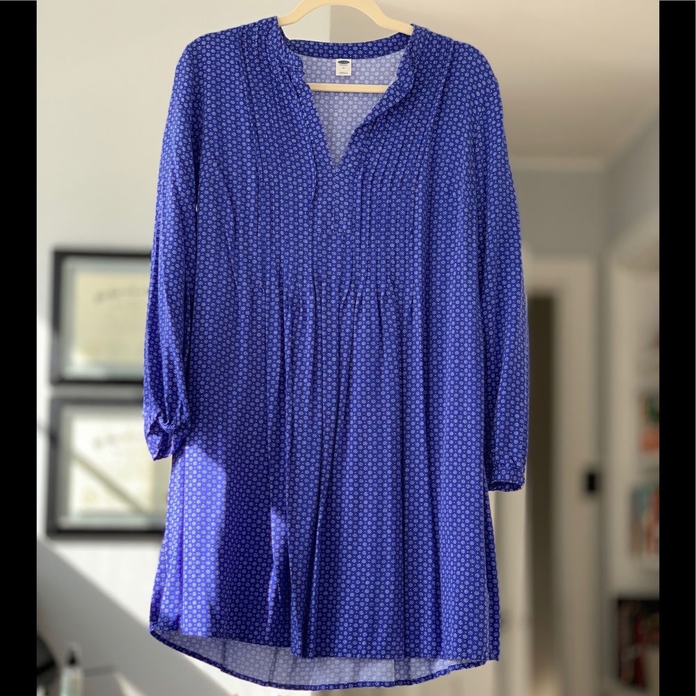 Old Navy EUC pintuck rayon tunic dress